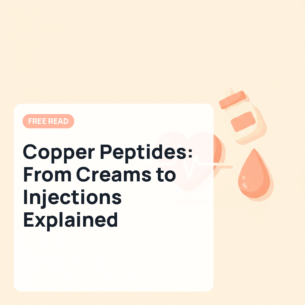 Copper Peptides: From Creams to Injections Explained