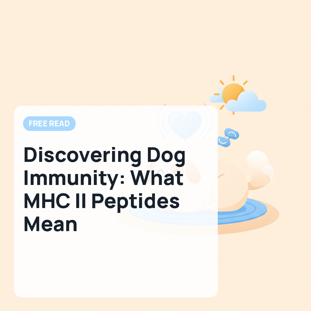 Discovering Dog Immunity: What MHC II Peptides Mean