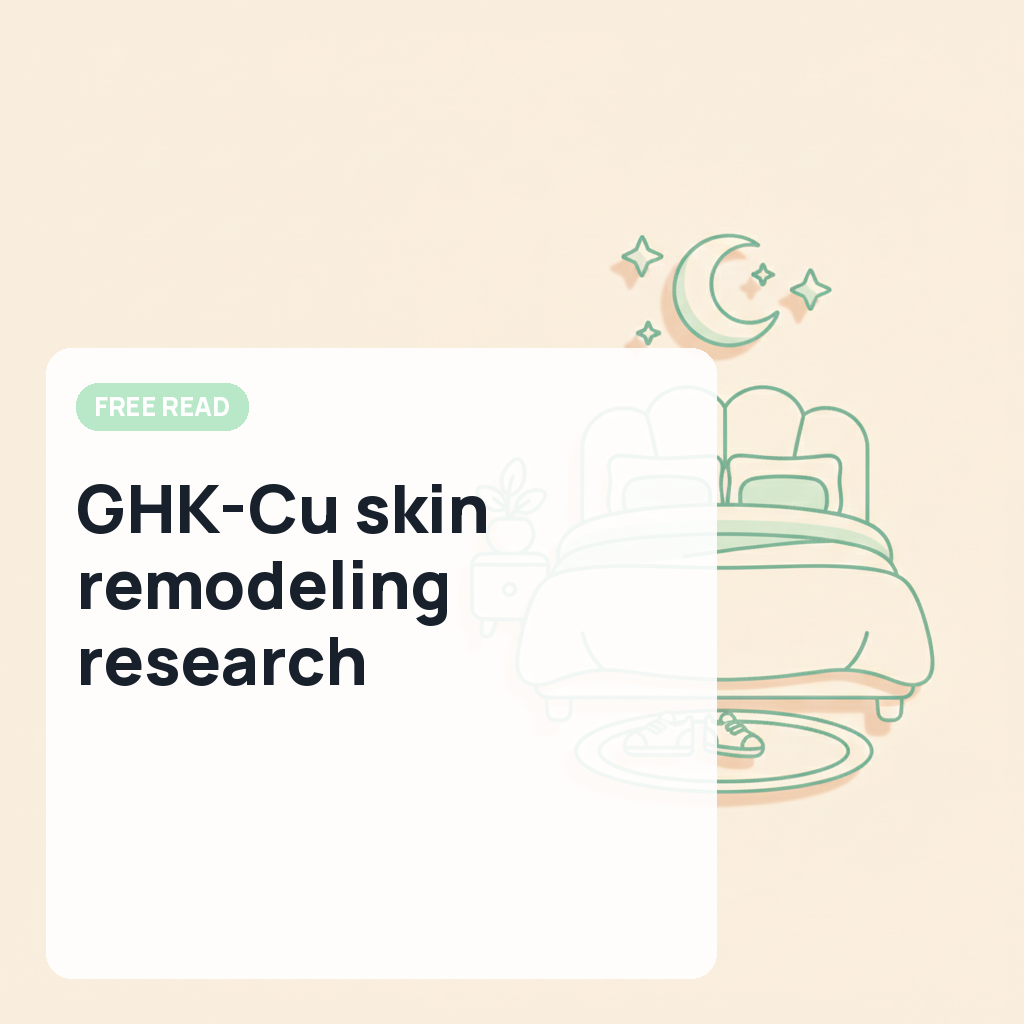 GHK-Cu skin remodeling research