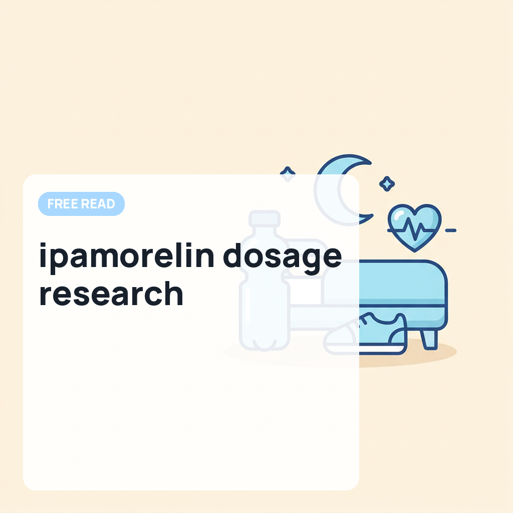 ipamorelin dosage research
