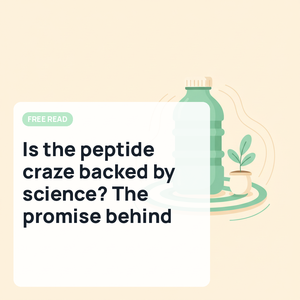 Is the peptide craze backed by science? The promise behind the hype - Nature