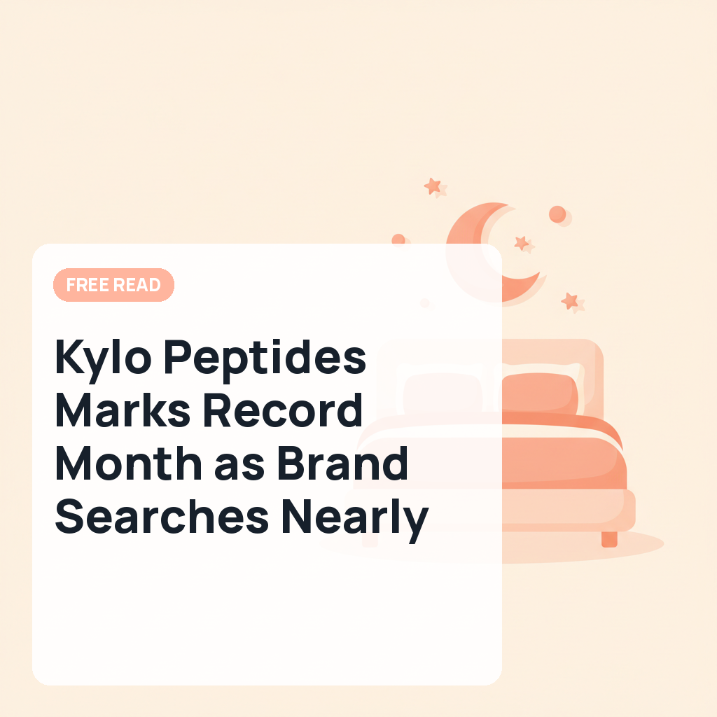 Kylo Peptides Marks Record Month as Brand Searches Nearly Triple - Yahoo Finance