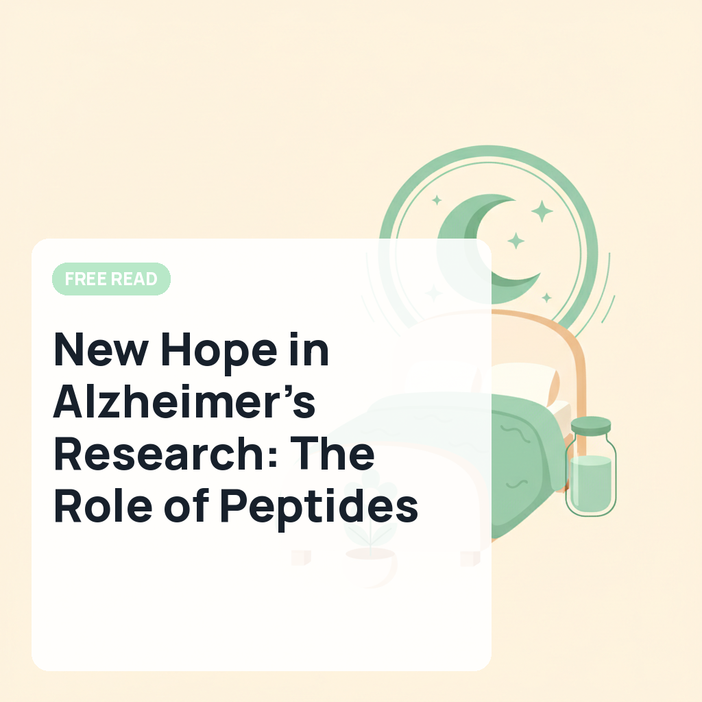 New Hope in Alzheimer’s Research: The Role of Peptides