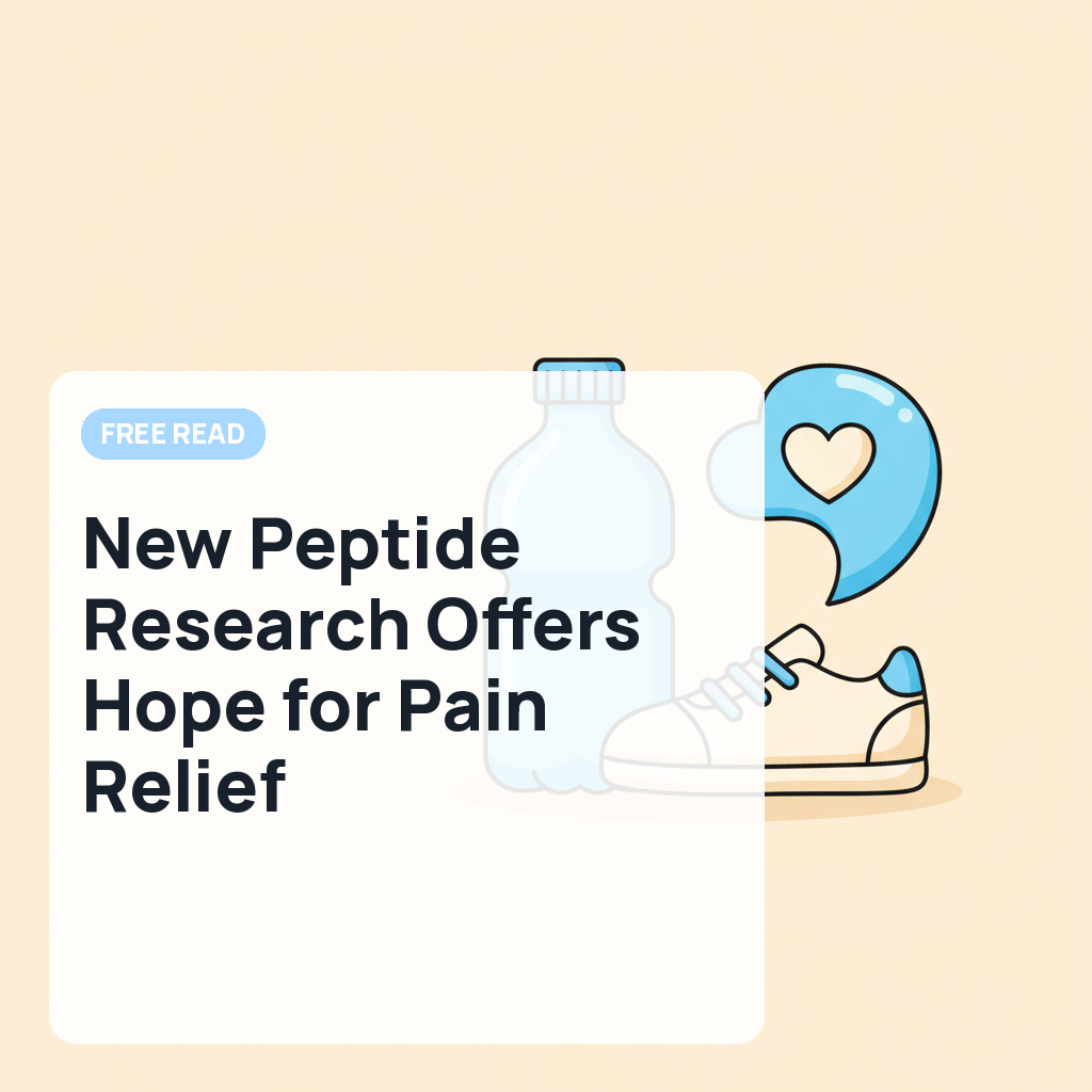 New Peptide Research Offers Hope for Pain Relief