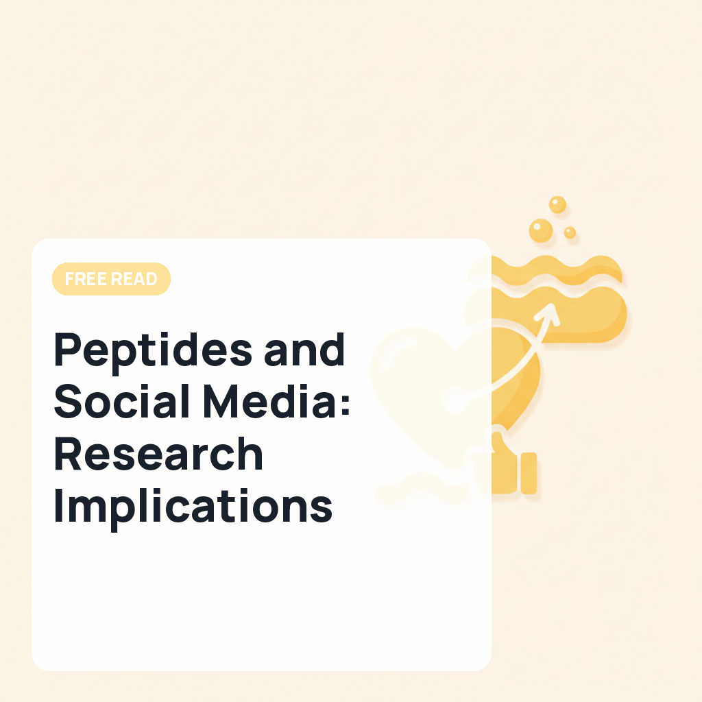 Peptides and Social Media: Research Implications