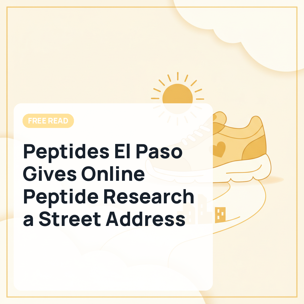 Peptides El Paso Gives Online Peptide Research a Street Address in El Paso - Watauga Democrat