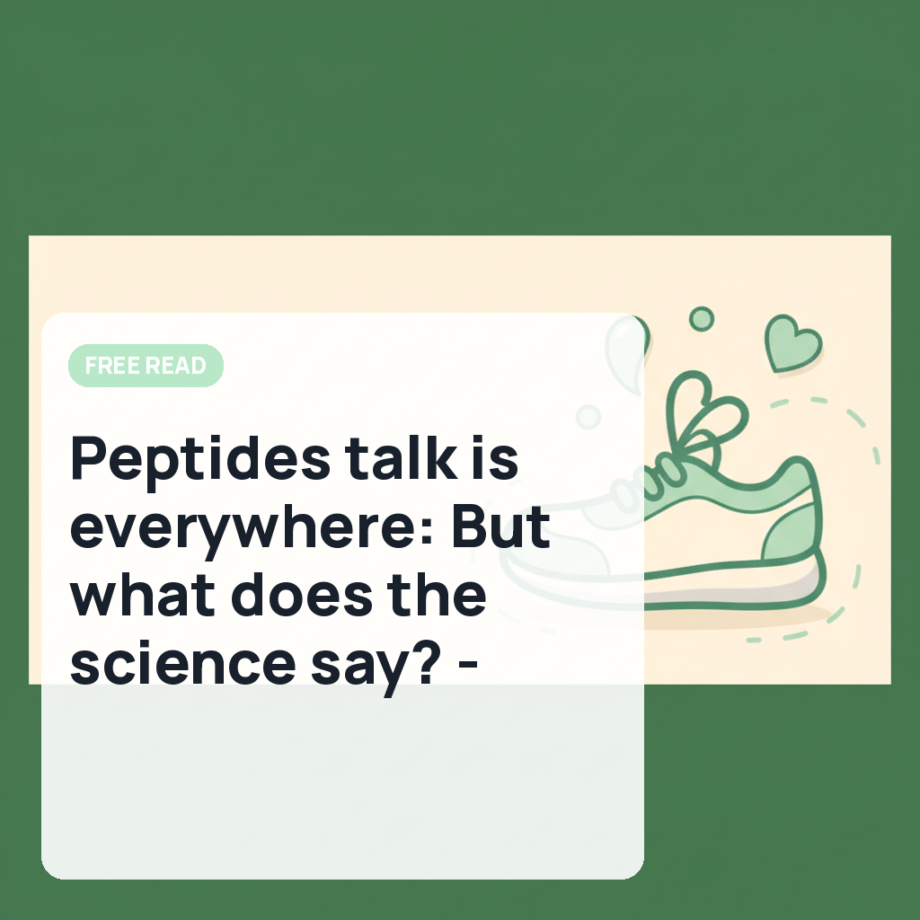 Peptides talk is everywhere: But what does the science say? - Stanford Medicine