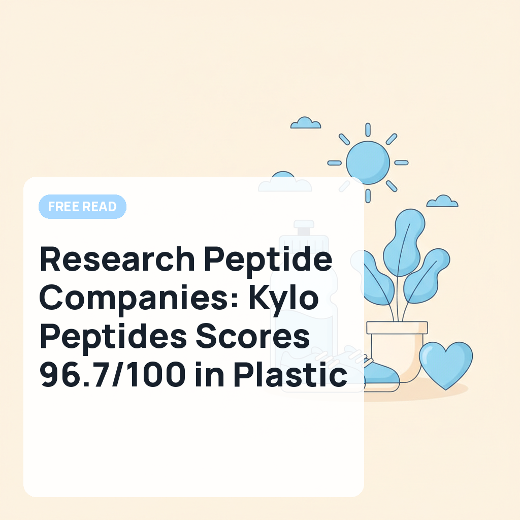 Research Peptide Companies: Kylo Peptides Scores 96.7/100 in Plastic Surgery Key Review - wboc.com