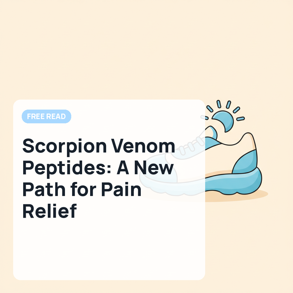 Scorpion Venom Peptides: A New Path for Pain Relief