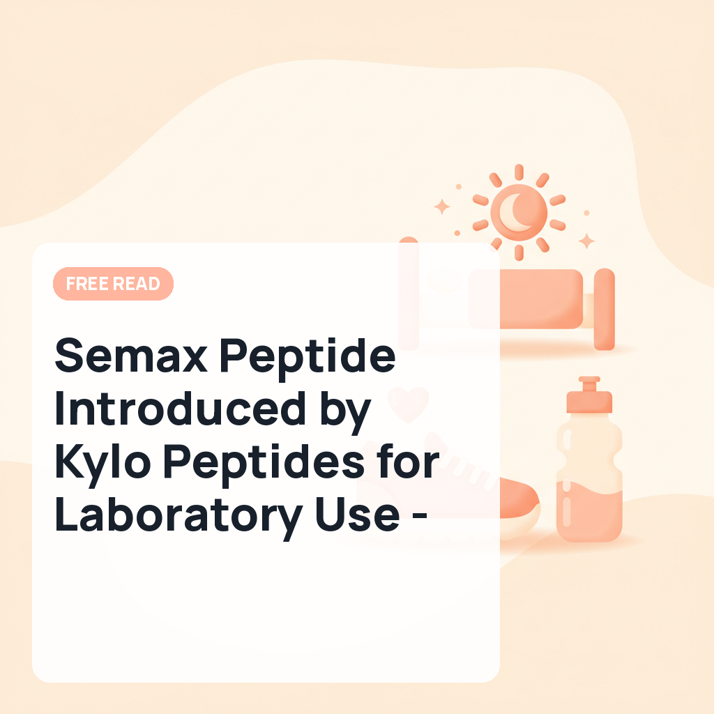 Semax Peptide Introduced by Kylo Peptides for Laboratory Use - Yahoo Finance