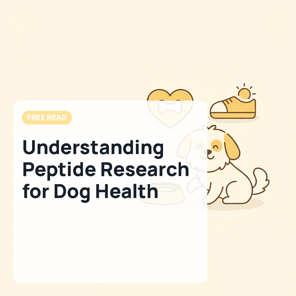 Understanding Peptide Research for Dog Health