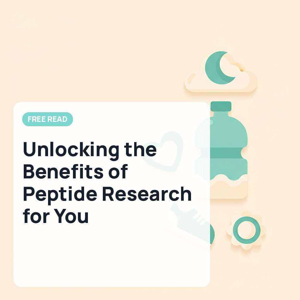 Unlocking the Benefits of Peptide Research for You