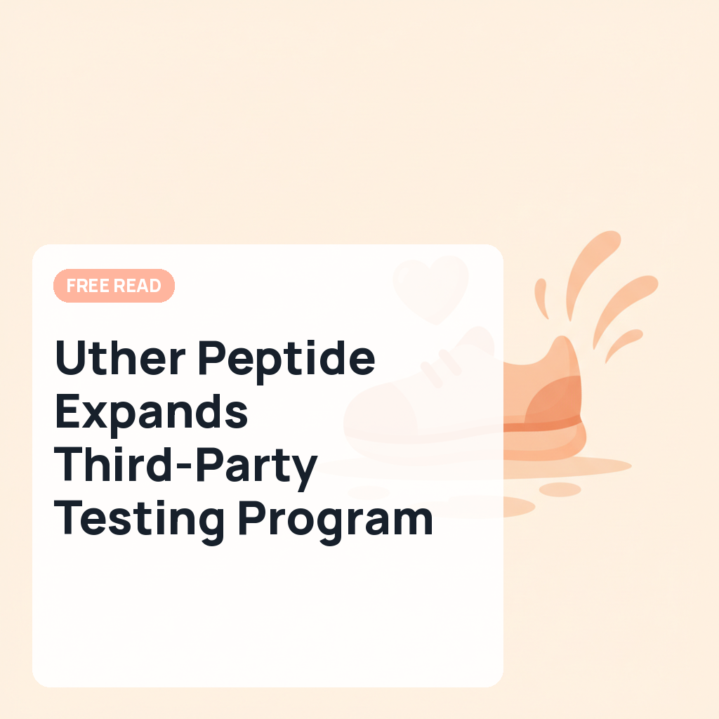 Uther Peptide Expands Third-Party Testing Program Across All New Research Batches - Yahoo Finance