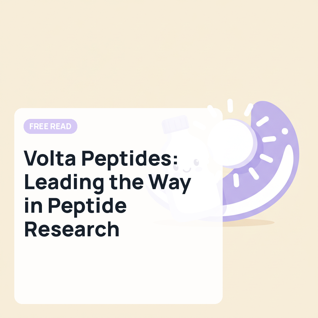 Volta Peptides: Leading the Way in Peptide Research