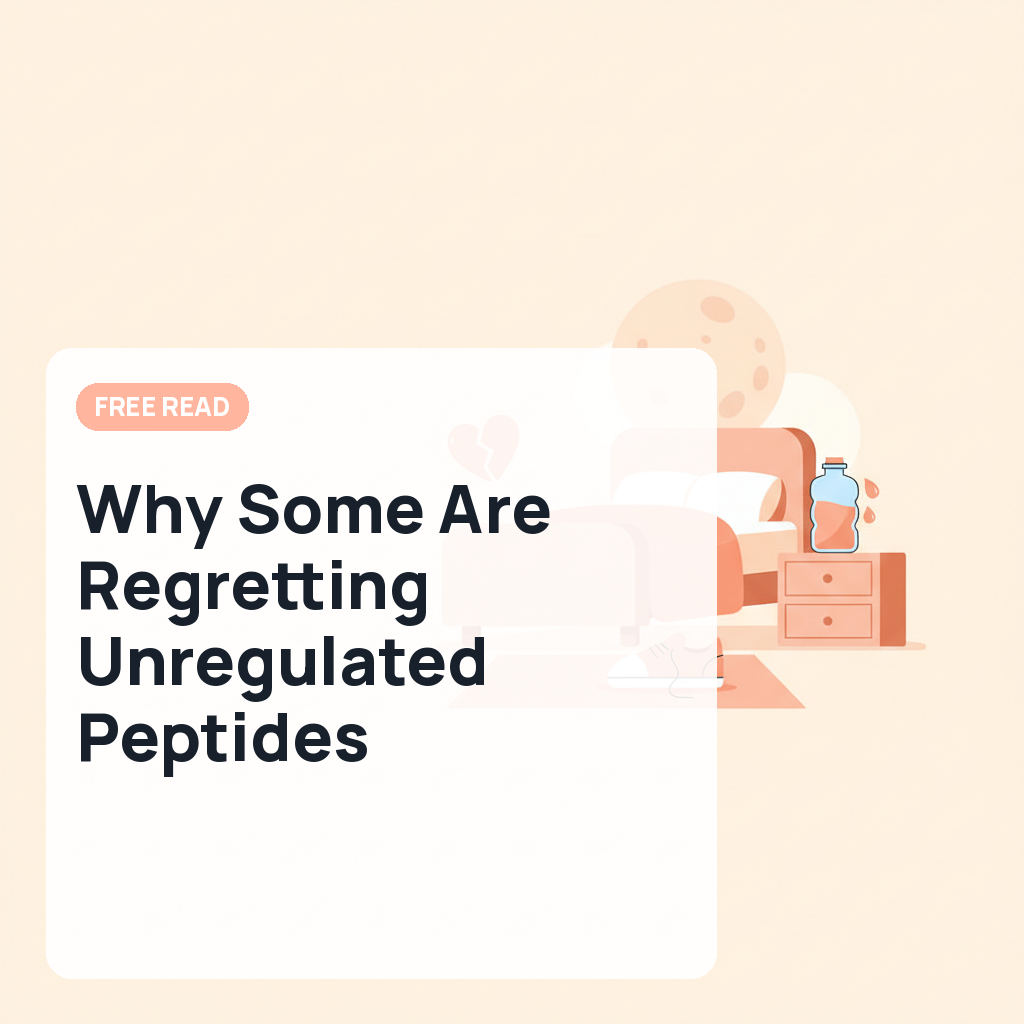 Why Some Are Regretting Unregulated Peptides